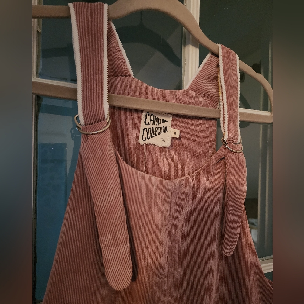 Camp collection pink corduroy overalls - Picture 5 of 7